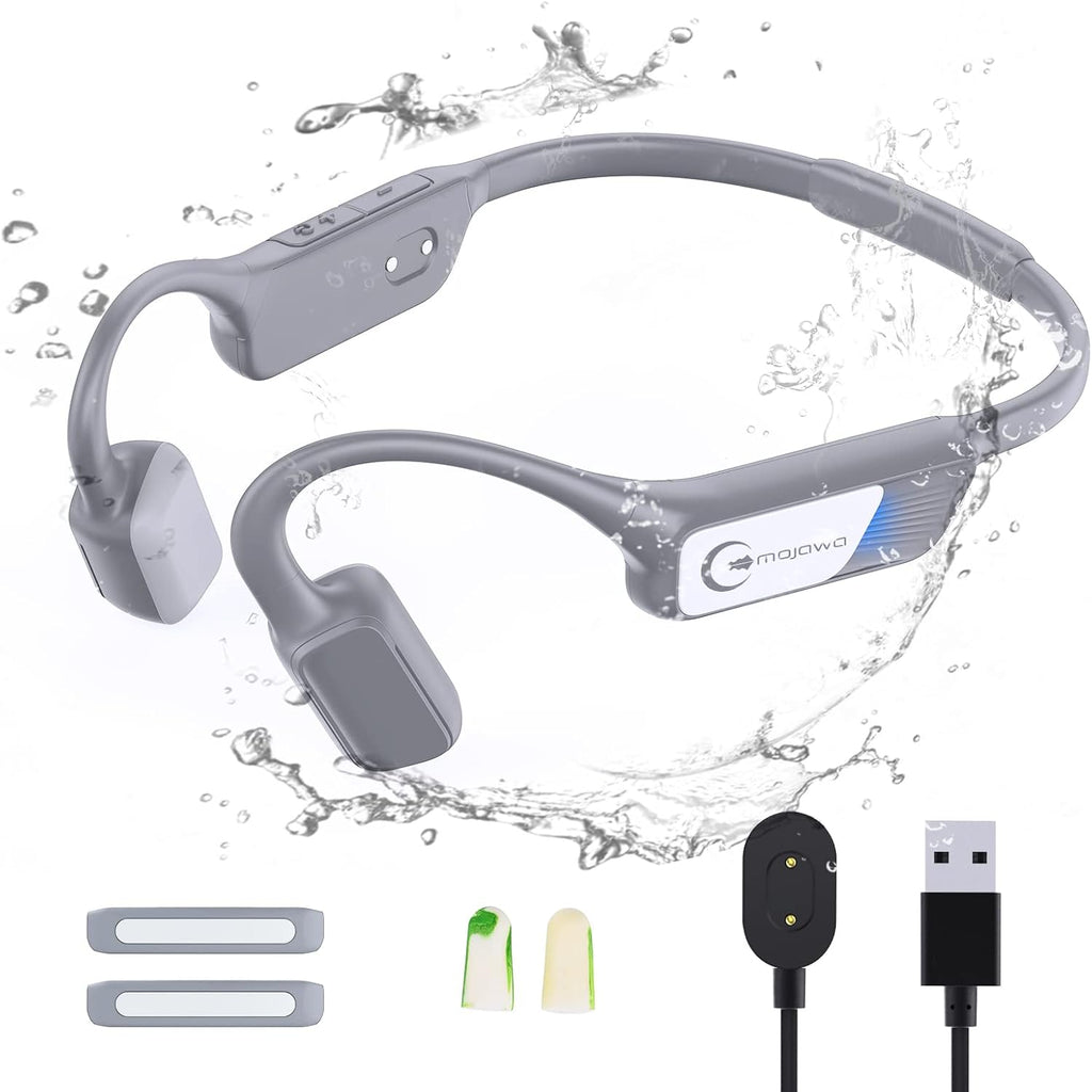 Wireless Bone Conduction Headphones with Mic, IP67 Waterproof X317