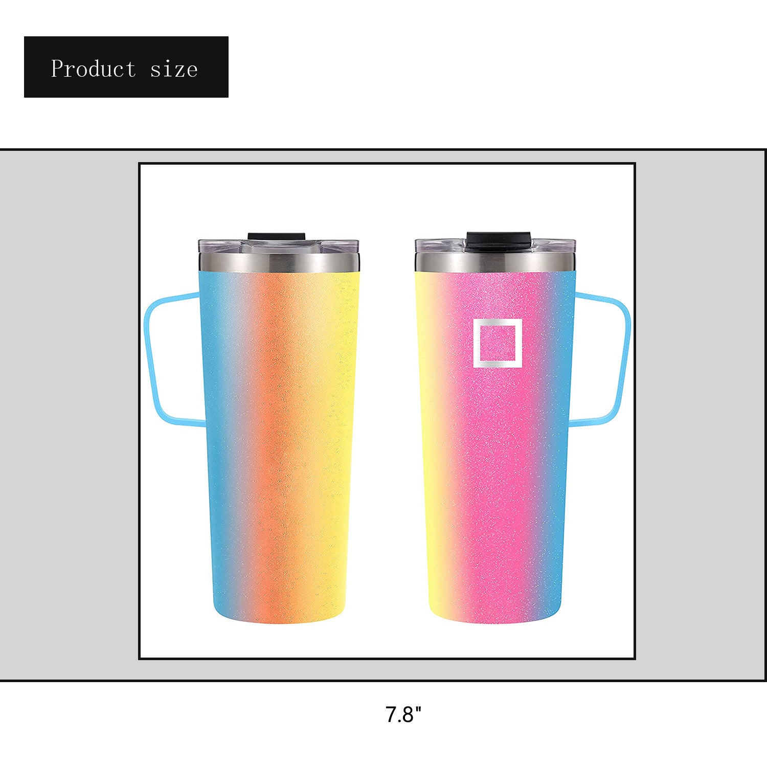24 Oz Vacuum Insulated Stainless Steel Bottle W362527