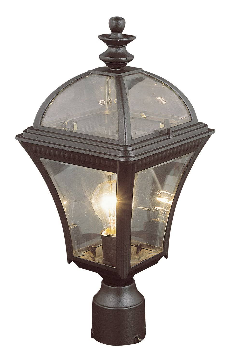 Rust Post Lantern X387329