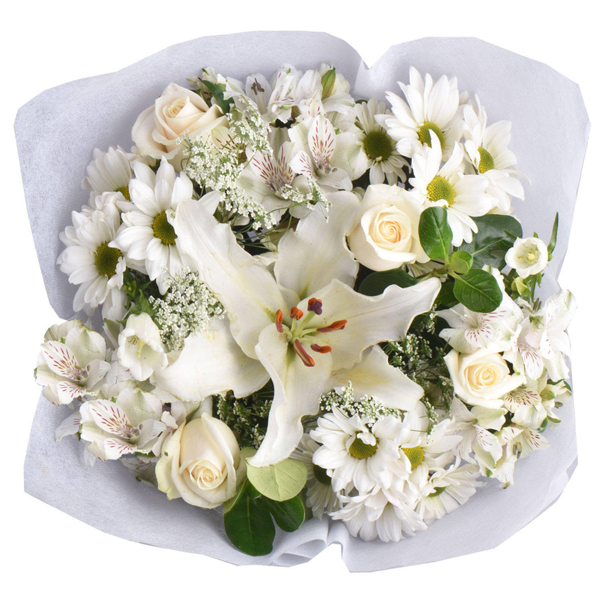 White Monochromatic Mixed Bouquets (6 ct.) H705347