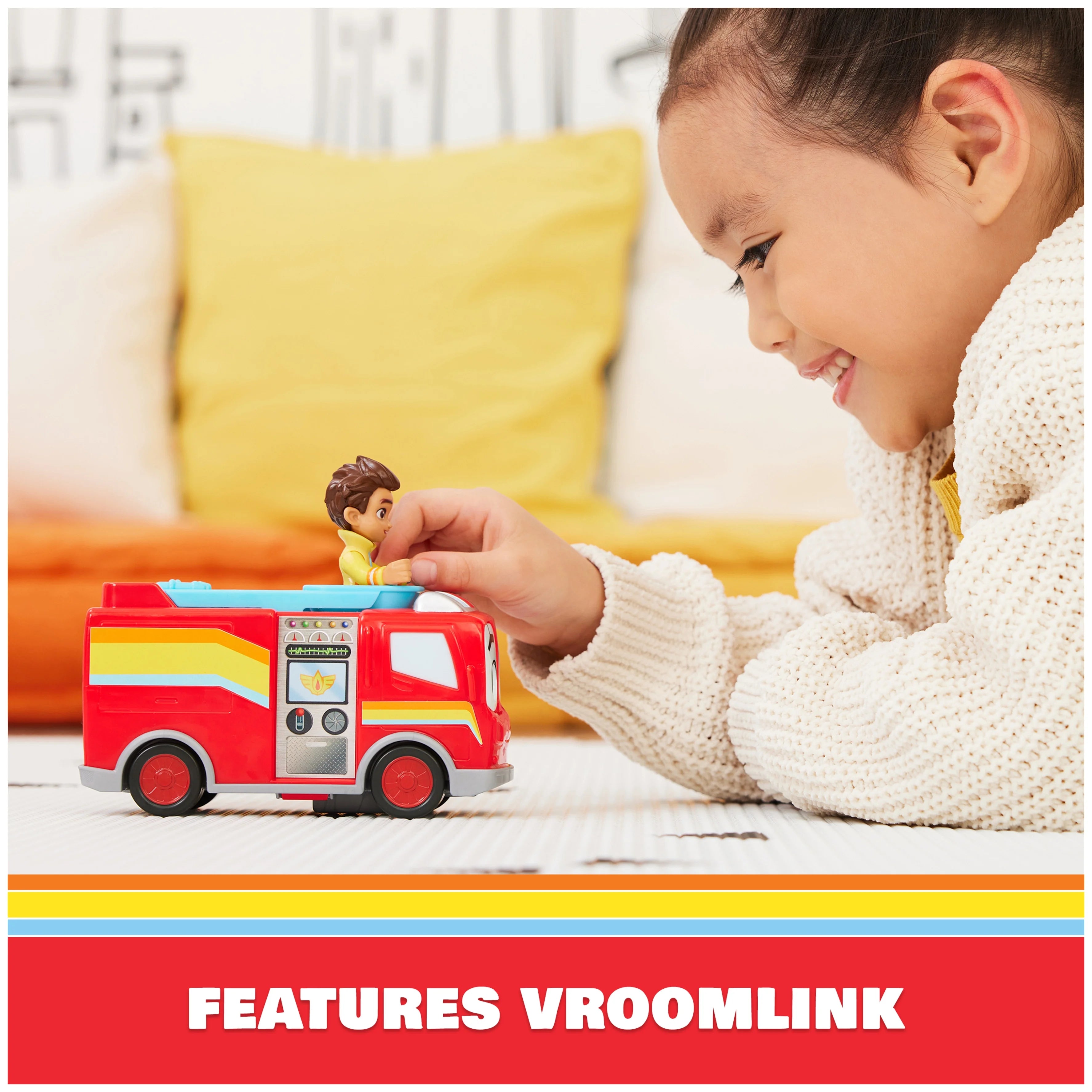 Fire Truck and Action Figure for Kids 3 and up H420