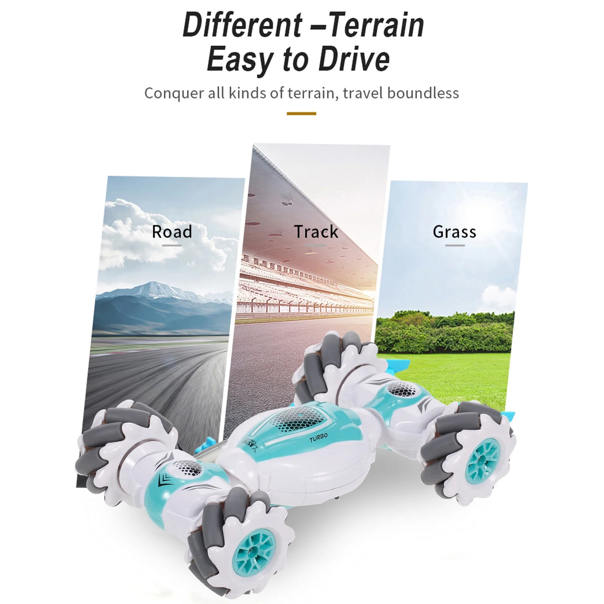 4WD RC Stunt Car Remote Control Watch Gesture Sensor Deformable Electric Toy Cars X1455