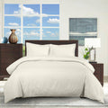 Ivory King Duvet Cover Set Q2306