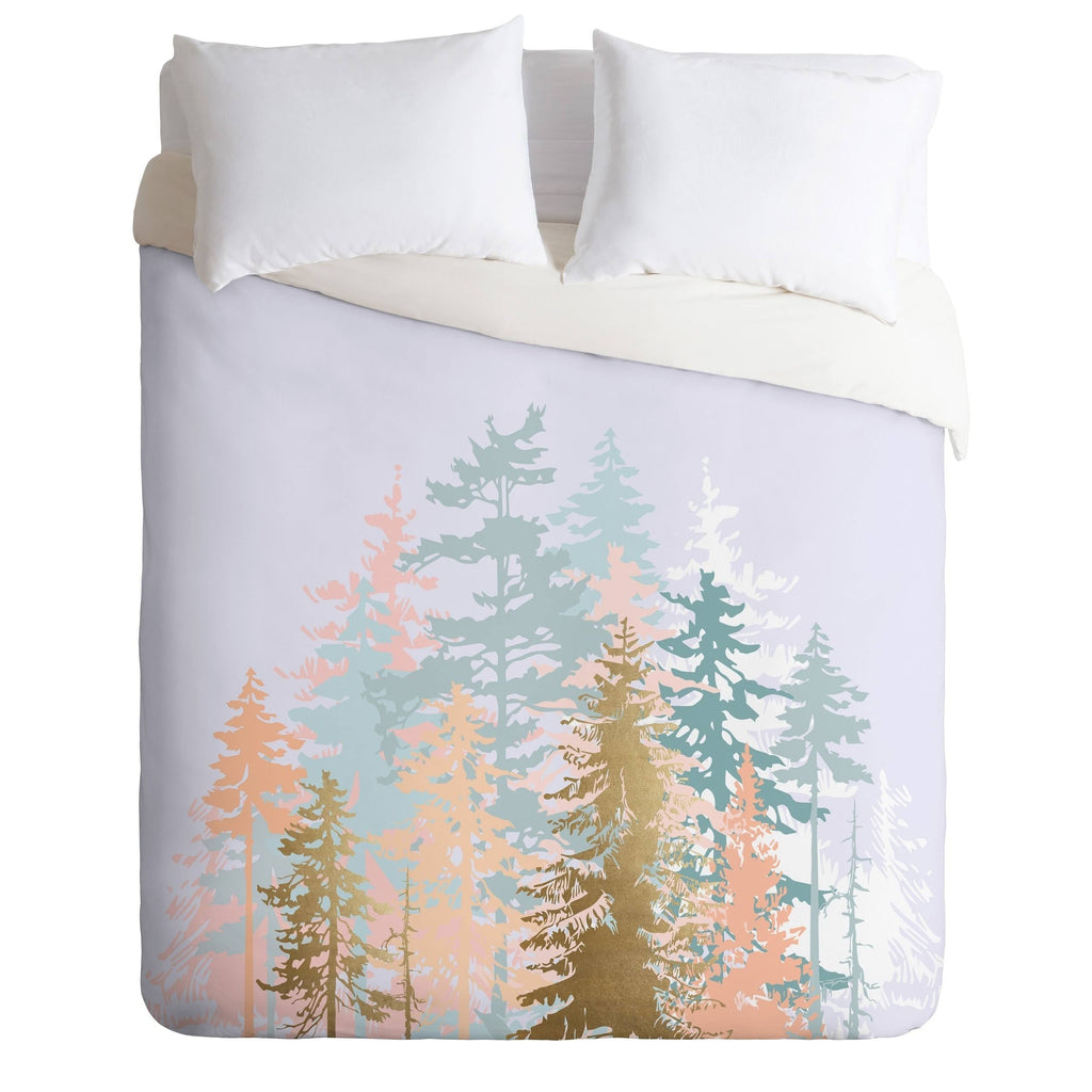 Blush Forest King 3 Piece Duvet Cover Set J344782