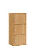 3-Door Storage Cabinet, Beech Q586406