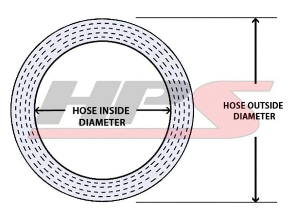 Blue 4-Ply Silicone CAC Hose F7278