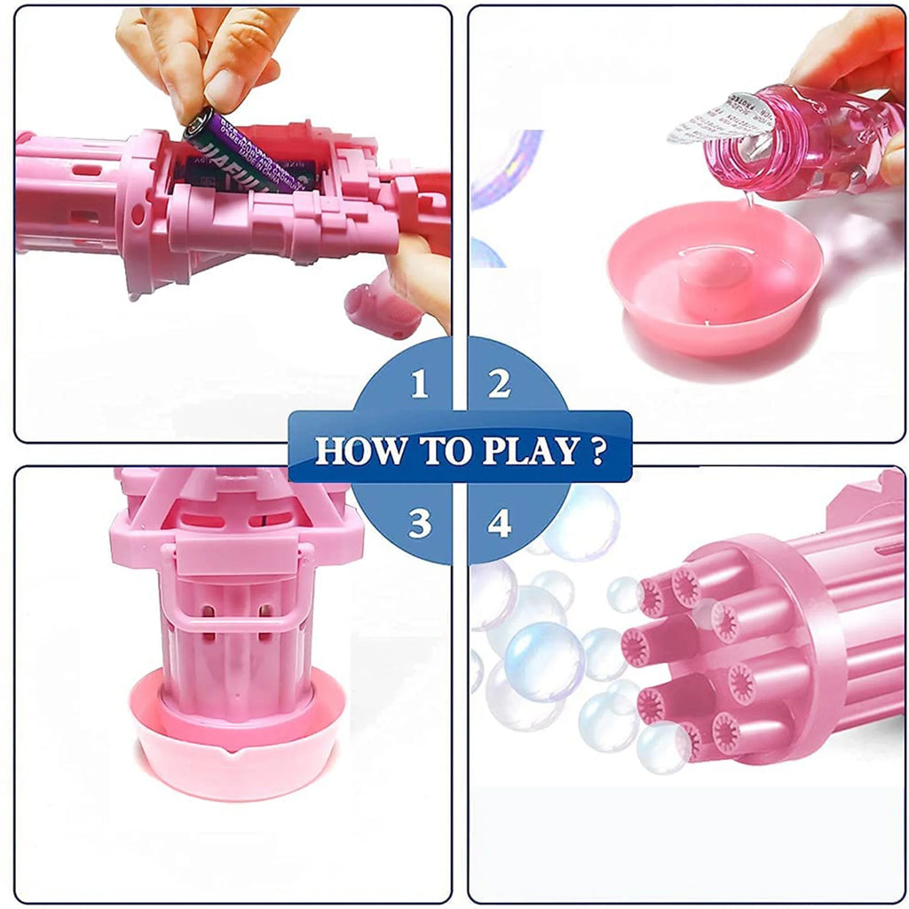 8-Hole Automatic Bubble Maker with 1 Bubble Solution O204