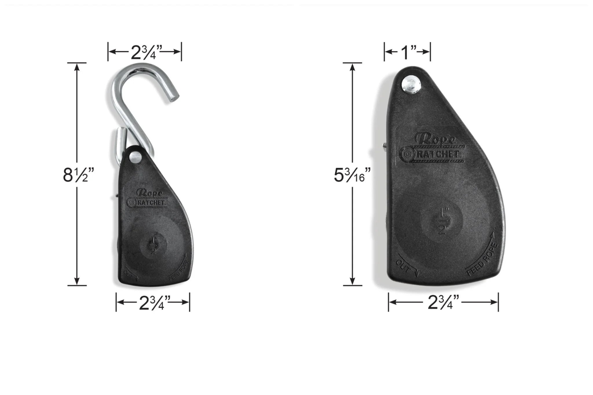 Rope Ratchet Hook 8 ft Polypropylene P33443