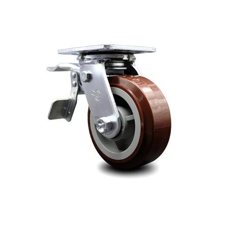 5 inch Polyurethane Swivel Caster with Total Lock Brake A883