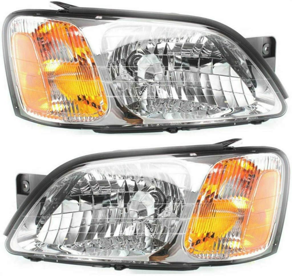 Headlight Assembly Pair for Subaru Baja 2003-2006 B83615