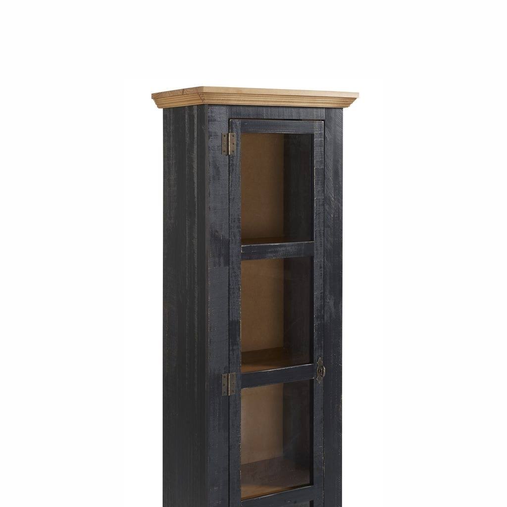 Narrow Cabinet Glass Door - Walnut X684