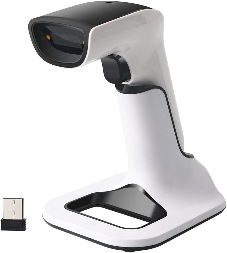 Wireless 2D Bluetooth Barcode Scanner with USB Receiver D54359