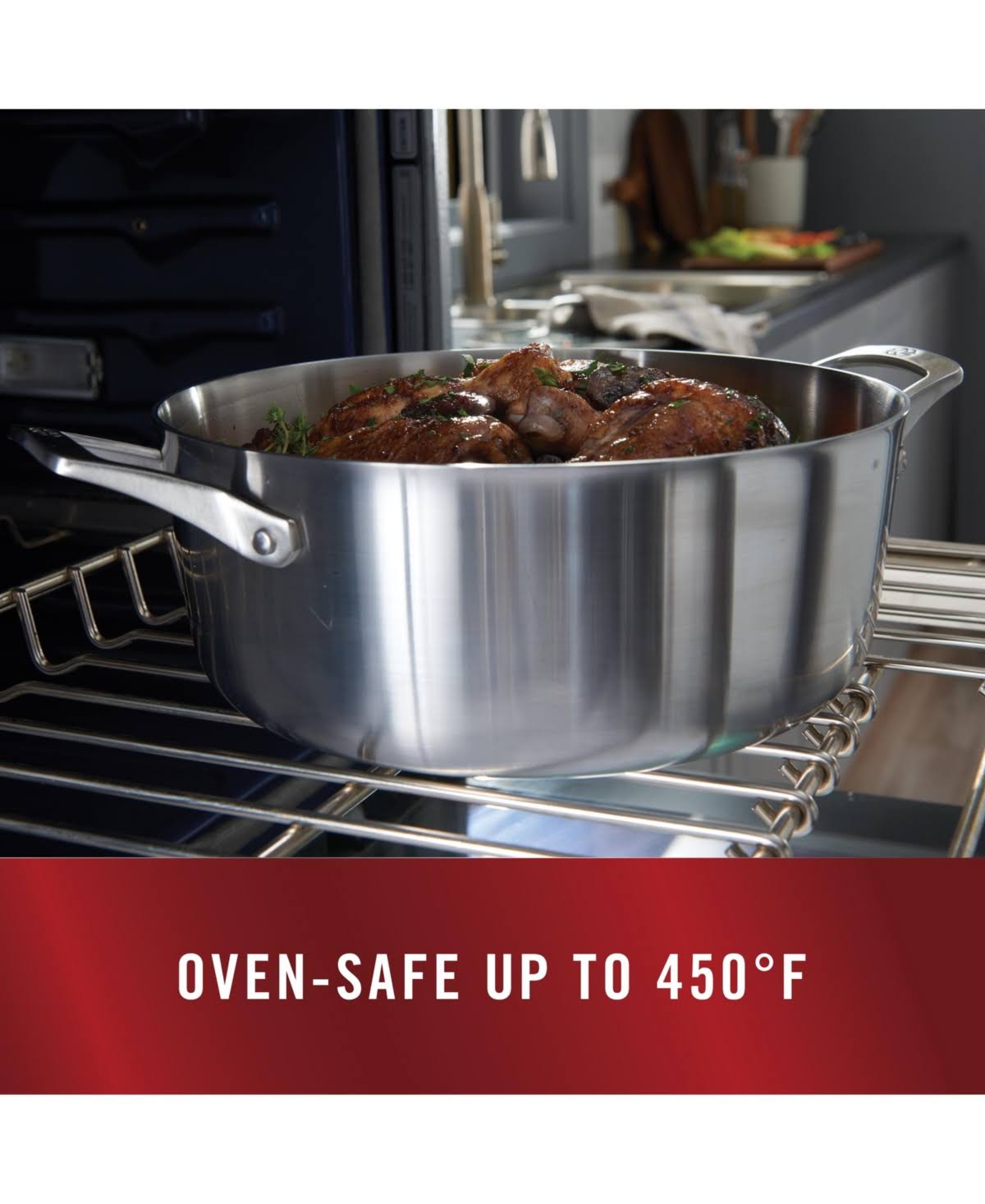 6 Quart Stainless Steel Stock Pot with Cover C49163