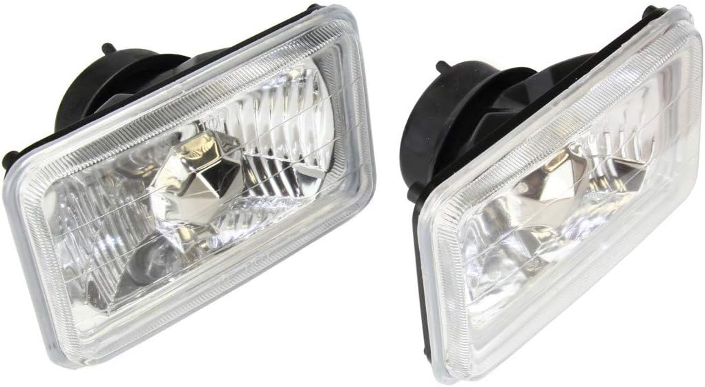 4x6 inch Halogen Headlight Assembly Pair X3478