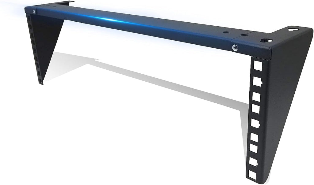 3U Foldable Wall Mount Patch Panel Bracket, 19 inch Steel Vertical Mounting Bracket K52453