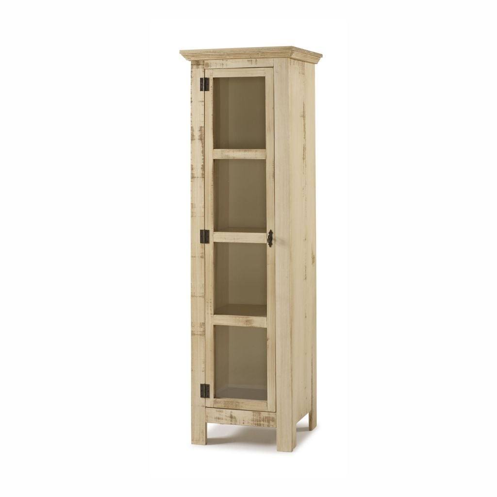 Narrow Cabinet Glass Door - Walnut X684
