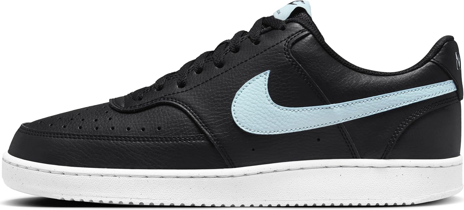 Black White Glacier Blue Low Men's Shoes Y328