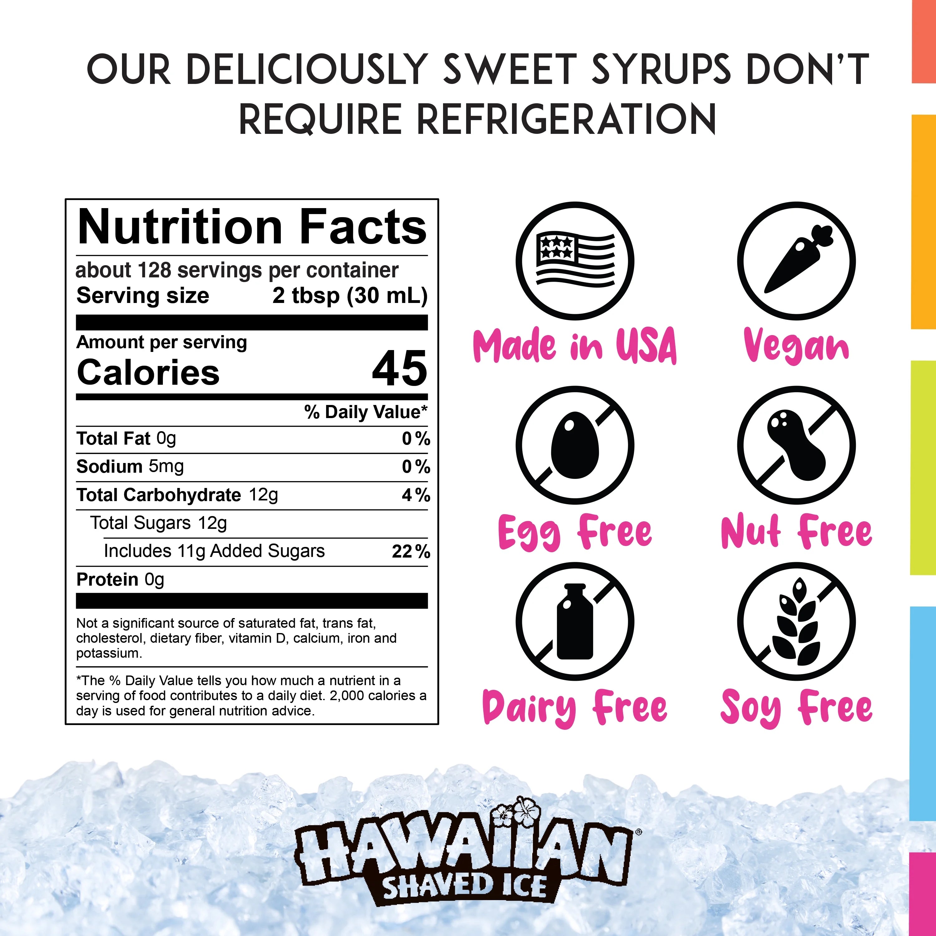 4 Gallon Shaved Ice Syrup Pack M777