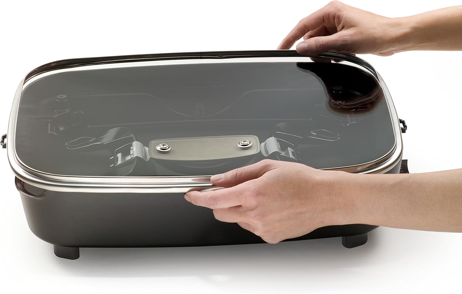 16-inch Black Electric Foldaway Skillet R27501