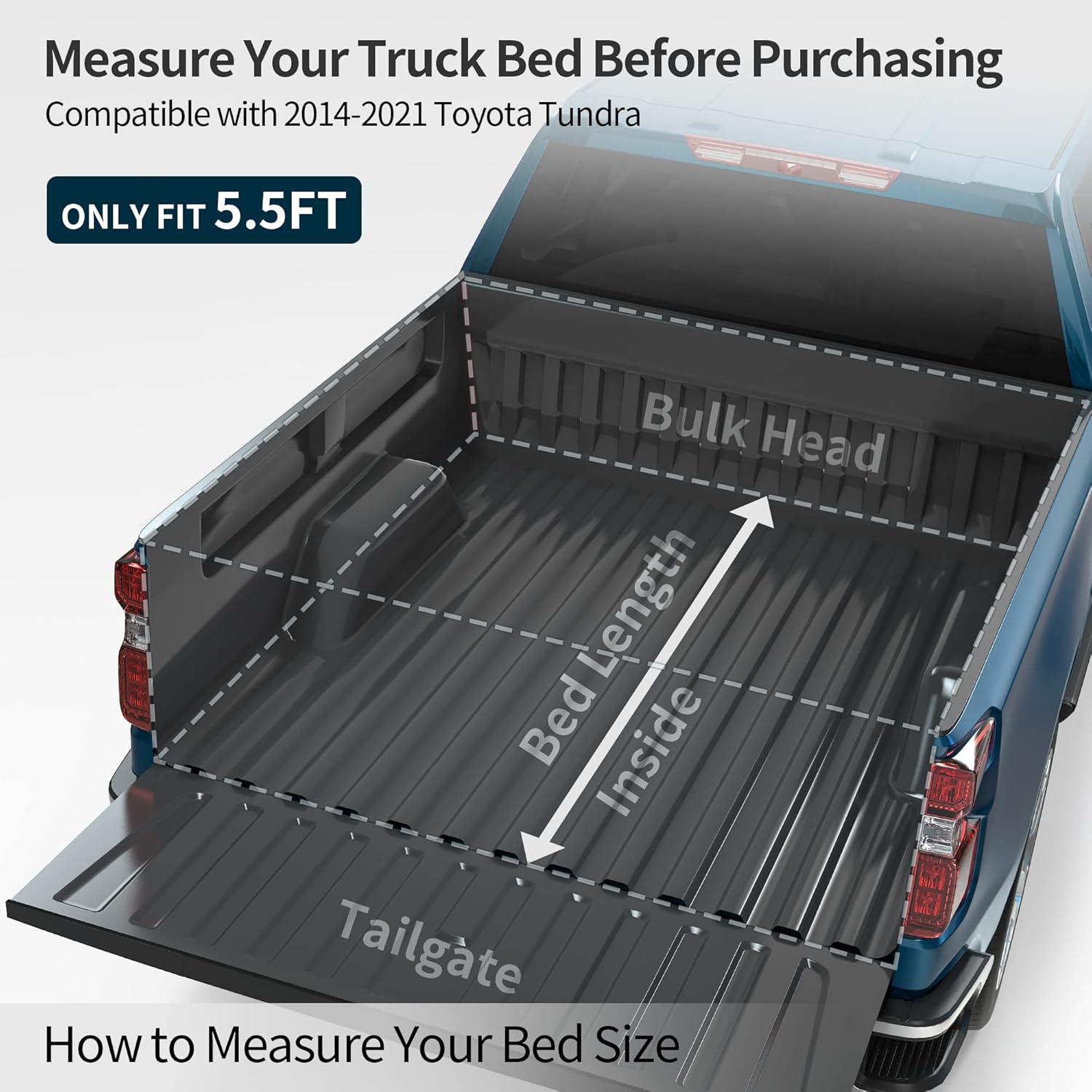 Hard Tri-fold Truck Bed Tonneau Cover X702