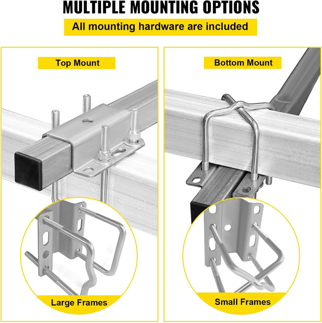 Galvanized Steel Trailer Guide-on with PVC Tube Covers, 40", 2PCS E517