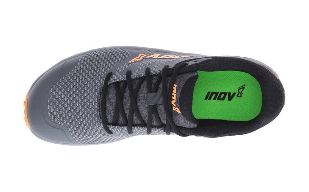 Grey Black Yellow Knit Trail Running Shoes S9123
