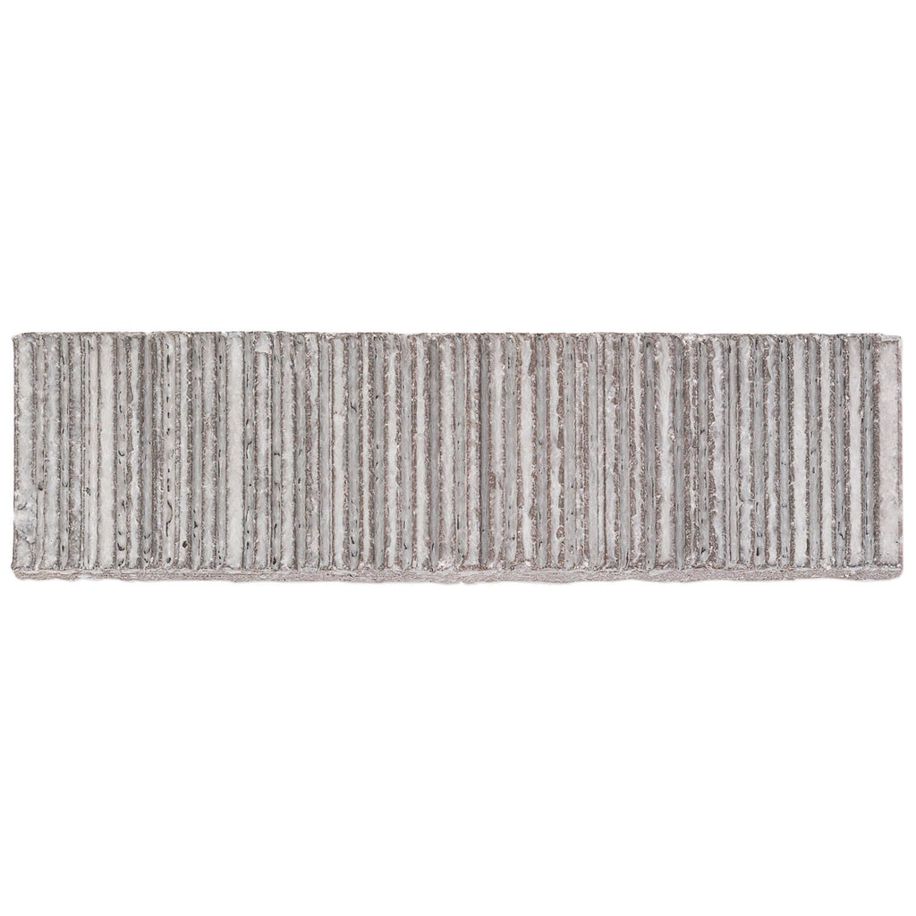 Light Gray Glazed Clay Subway Wall Tile, 30 Pieces 4.30 Square Feet/Case T8332