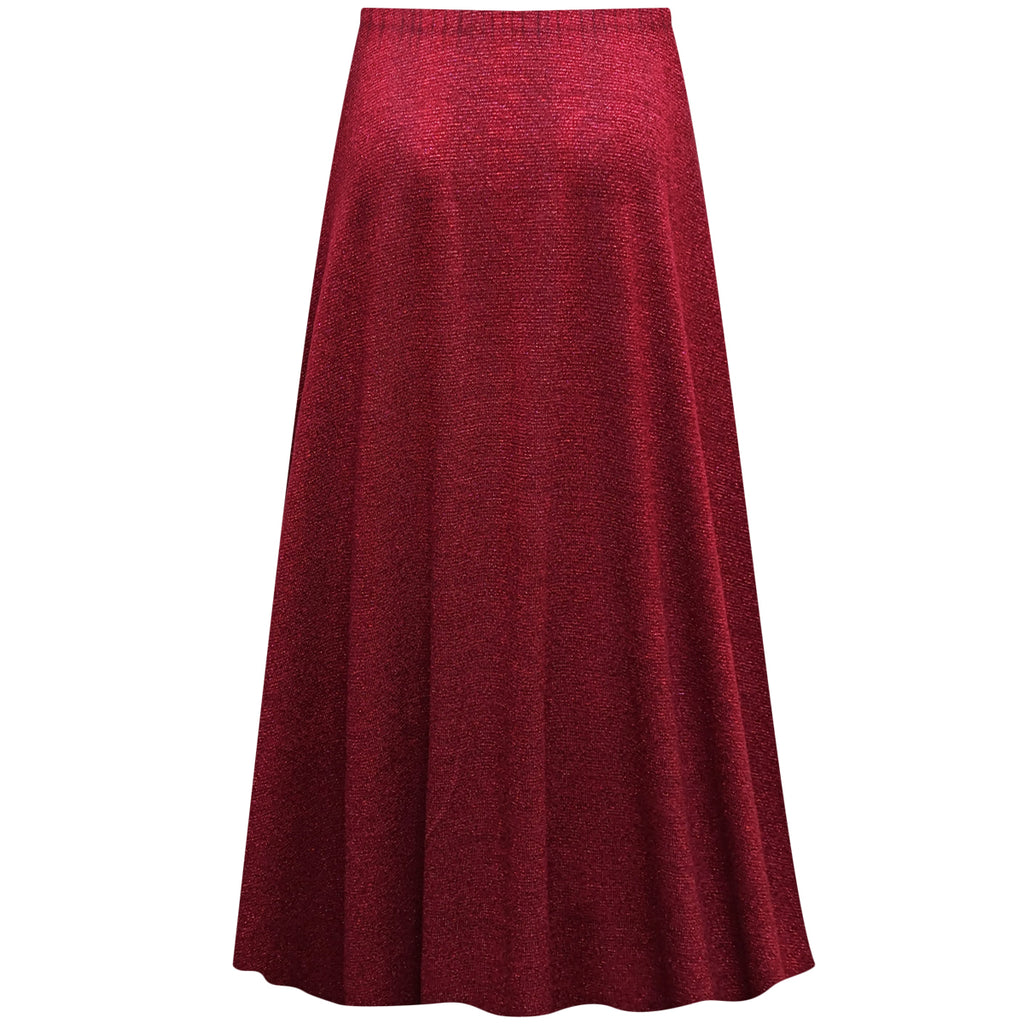 Crimson Ember Plus Size 9x Extra Tall Women A-Line Maxi Skirt T199611