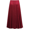 Crimson Ember Plus Size 9x Extra Tall Women A-Line Maxi Skirt T199611