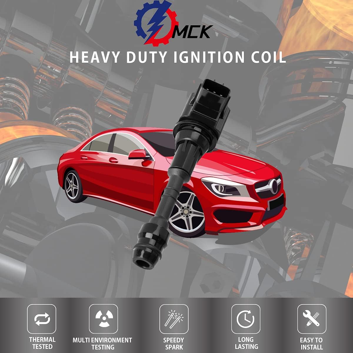 8pcs Ignition Coil Pack and Platinum Spark Plug A81829