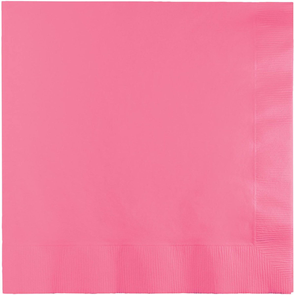 Candy Pink 3-Ply Disposable Dinner Napkins 8.75x22 C631803