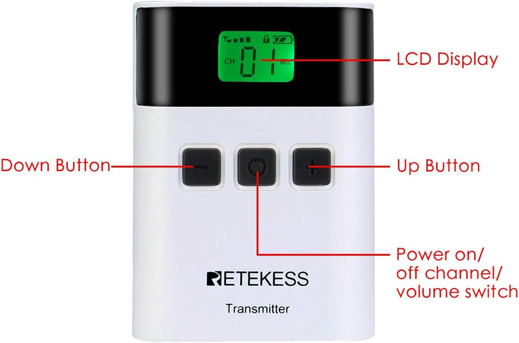 Wireless Tour Guide System Transmitter Receivers Charging Base E716656