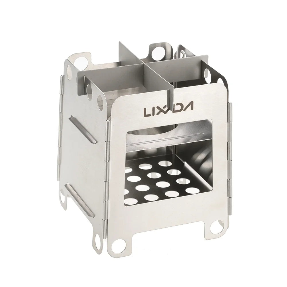 Stainless Steel Portable Folding Wood Stove H801