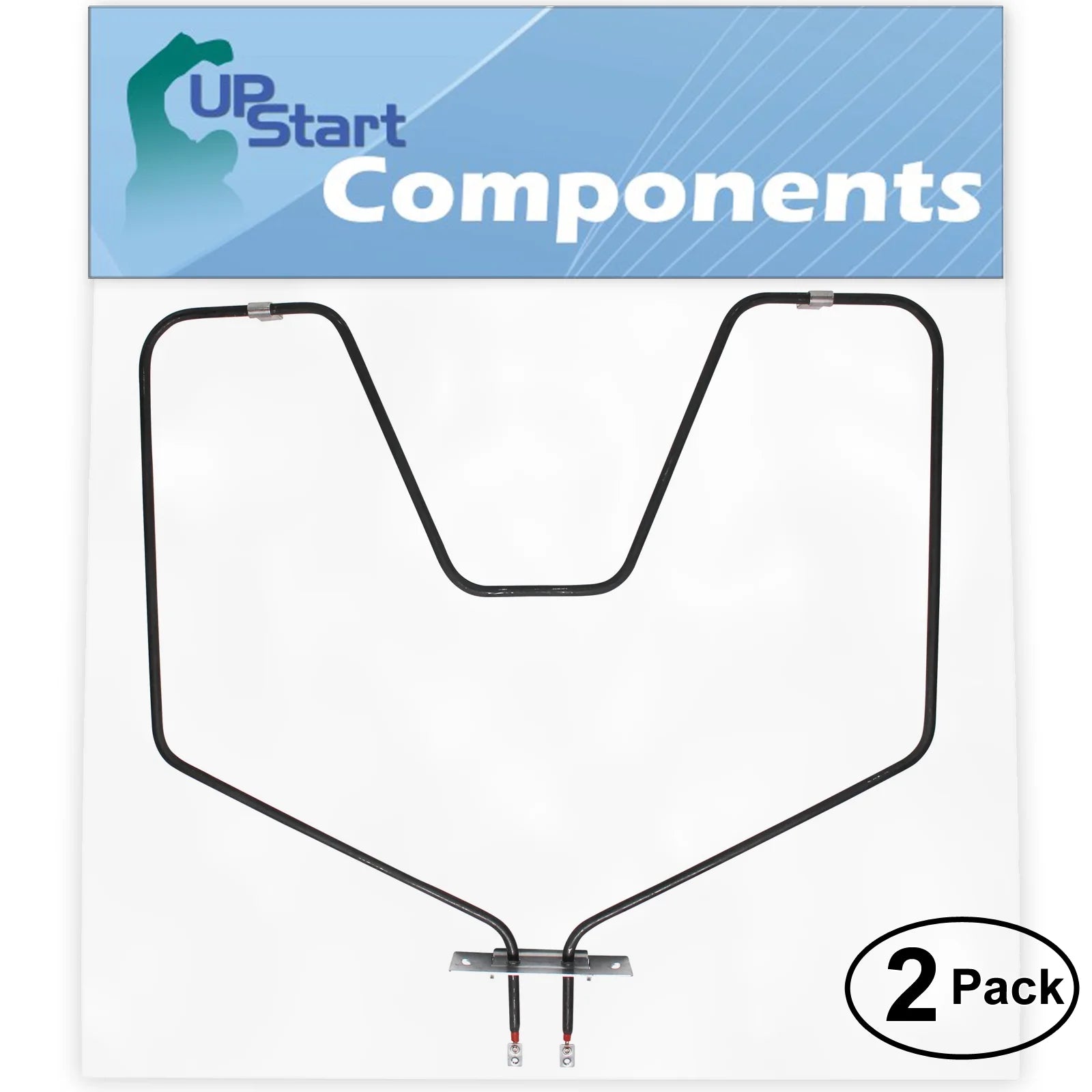 2-Pack Replacement Bake Element for General Electric Oven Heating Element Z1452
