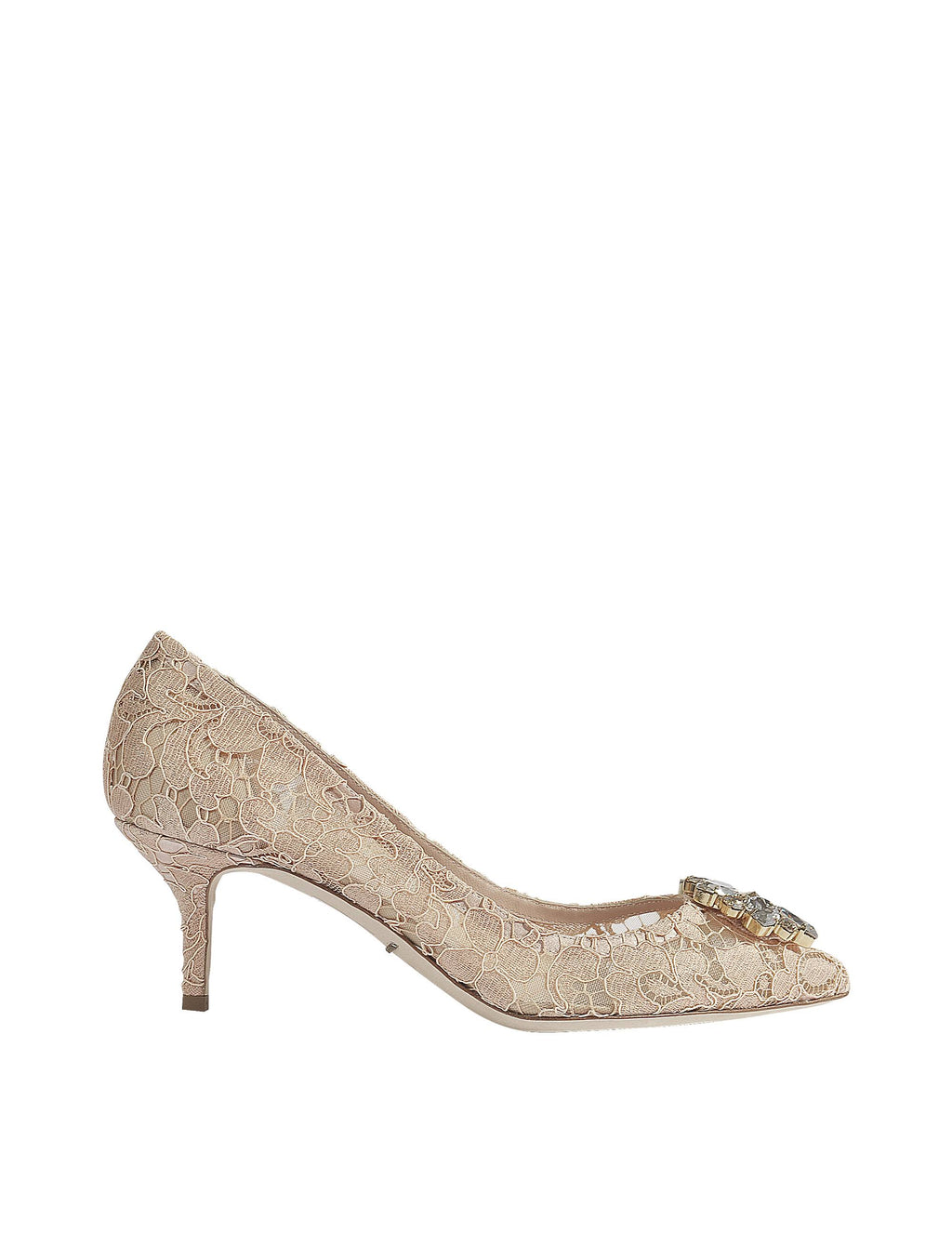 Embellished Lace Pump S393
