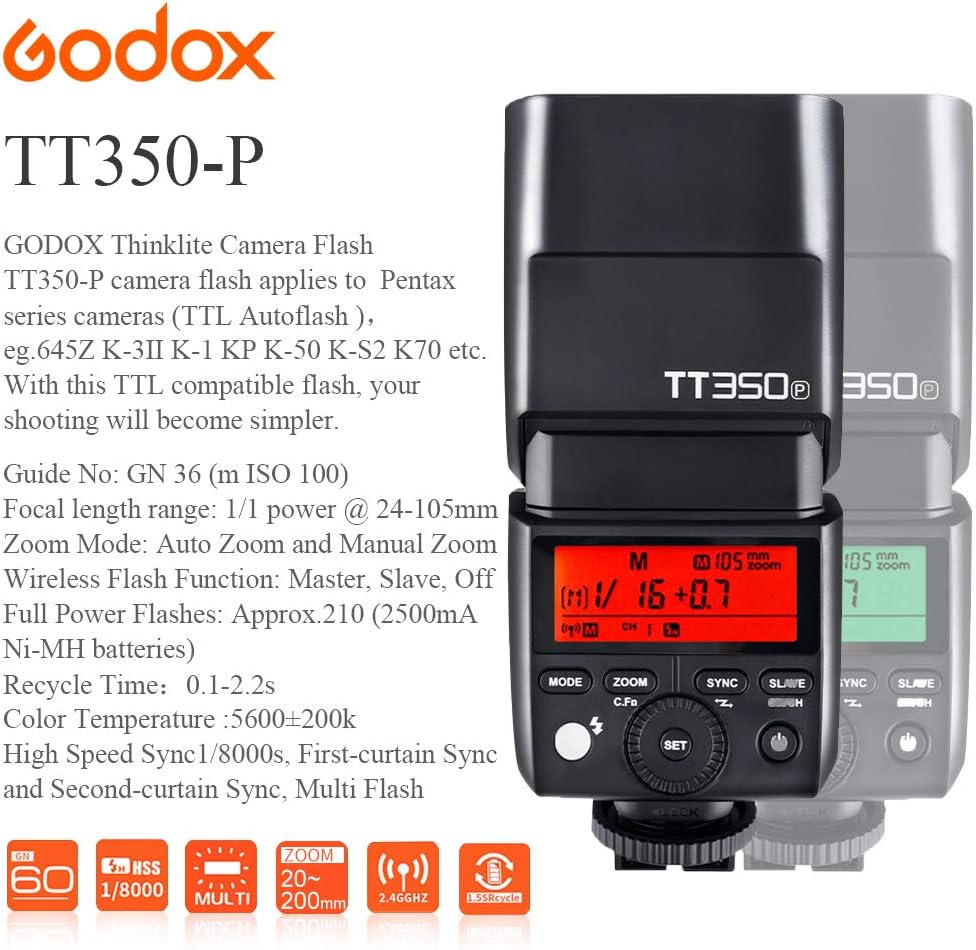 TTL Flash Speedlite for Pentax Cameras O902