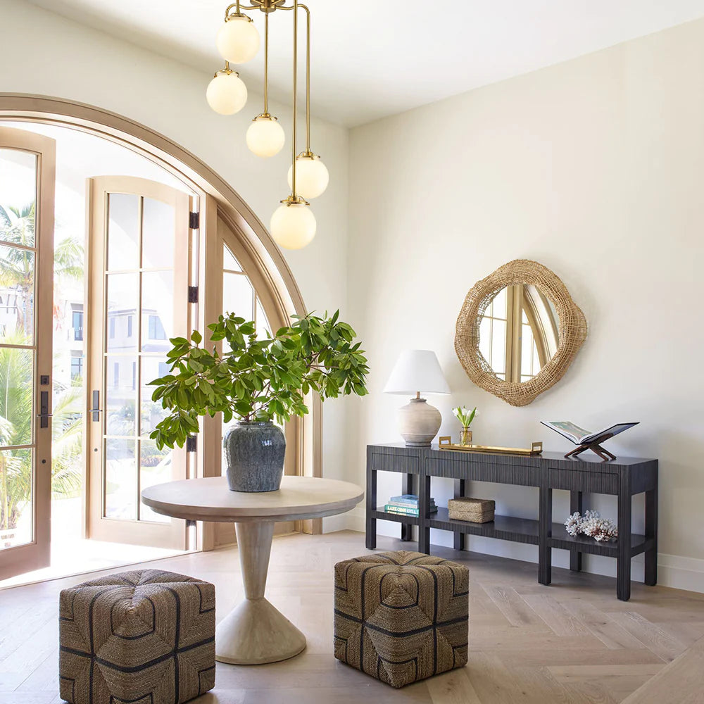 Milk White Glass Bubble Chandelier P6457