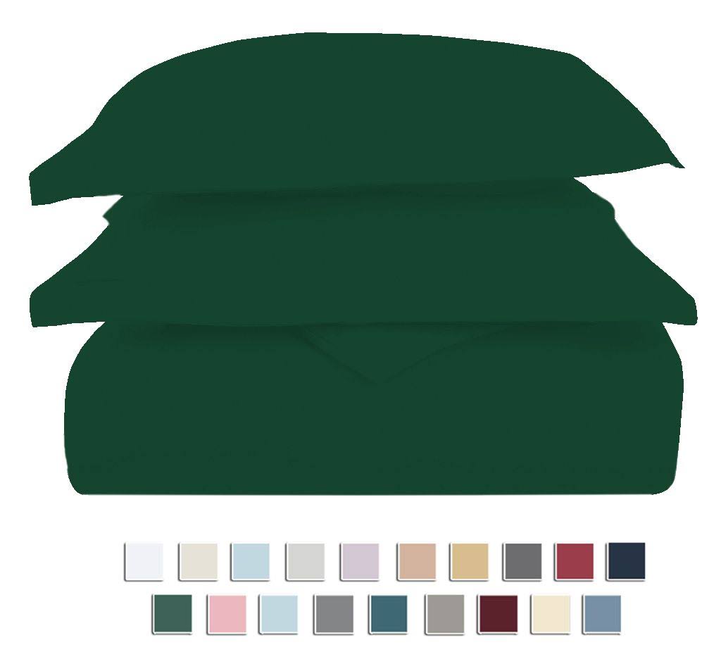 King Pine Green 100% Long Staple Cotton Duvet Cover Set W800