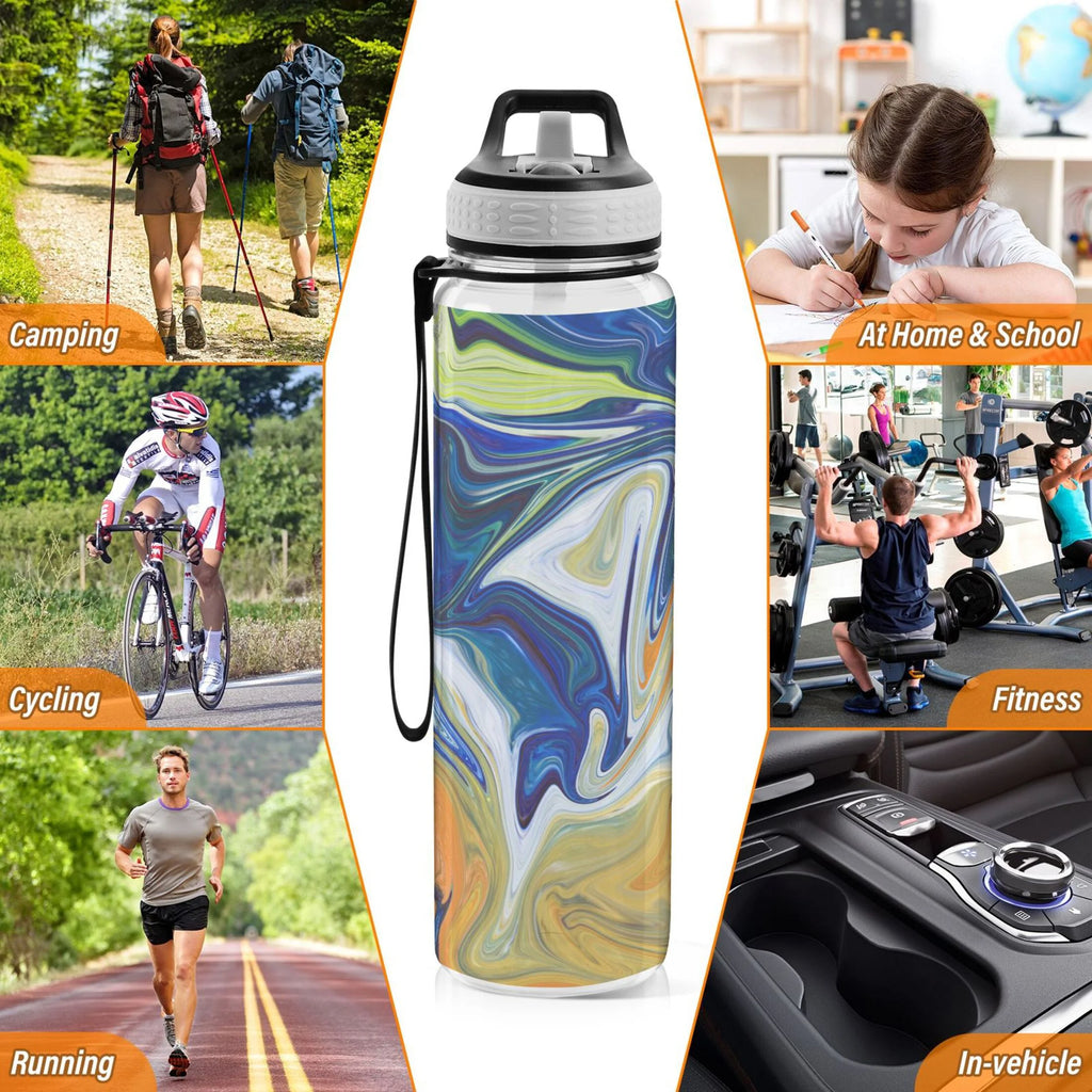 32oz Tritan Leakproof Water Bottle with Straw A8708