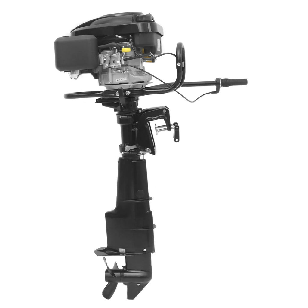 7.5 HP 3600R/Min Outboard Motor Boat Engine Water Cooling System 196CC 1.8 Liters N6381