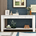 Antique White Console Table I250
