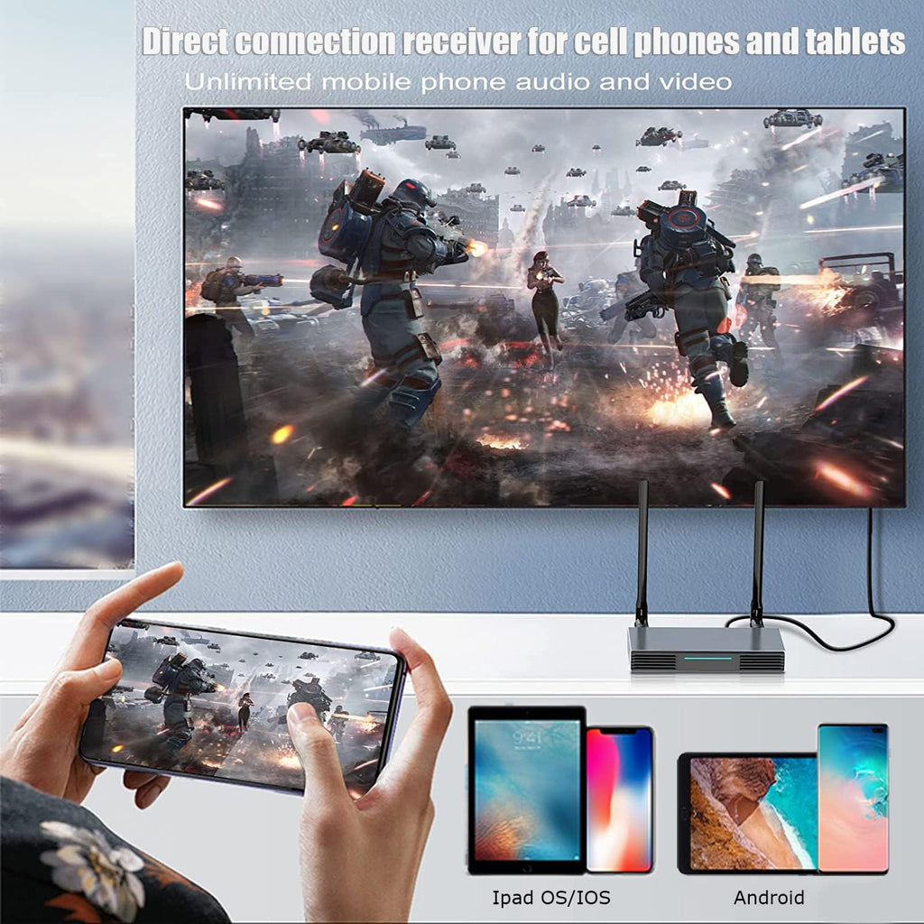 Wireless HDMI Transmitter and Receiver, 4K@30Hz, 164ft H37302