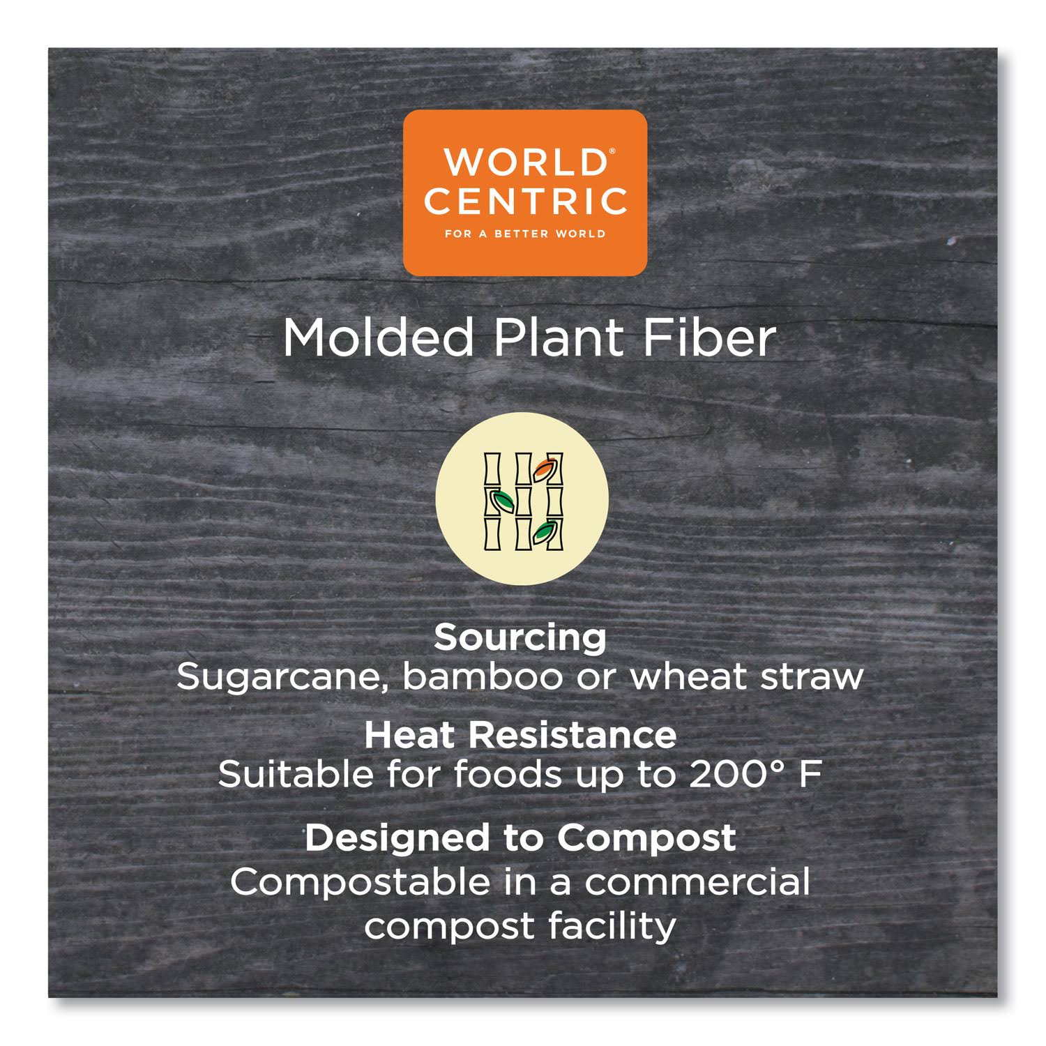 Fiber Trays, Pla Lined, Natural, 500/Carton X12919