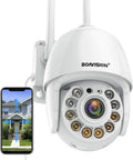 Wireless WiFi IP Camera Outdoor 360° View HD 1080P Full Color Night Vision V859310