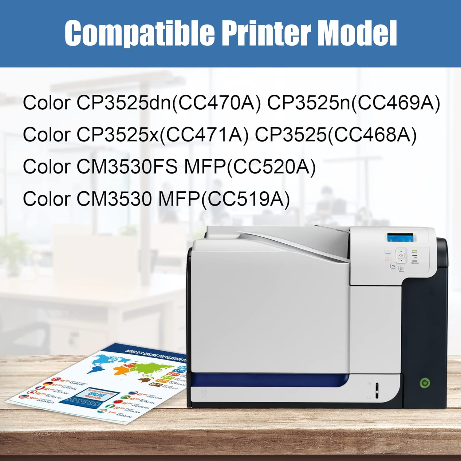 Cyan Remanufactured Toner Cartridge V919
