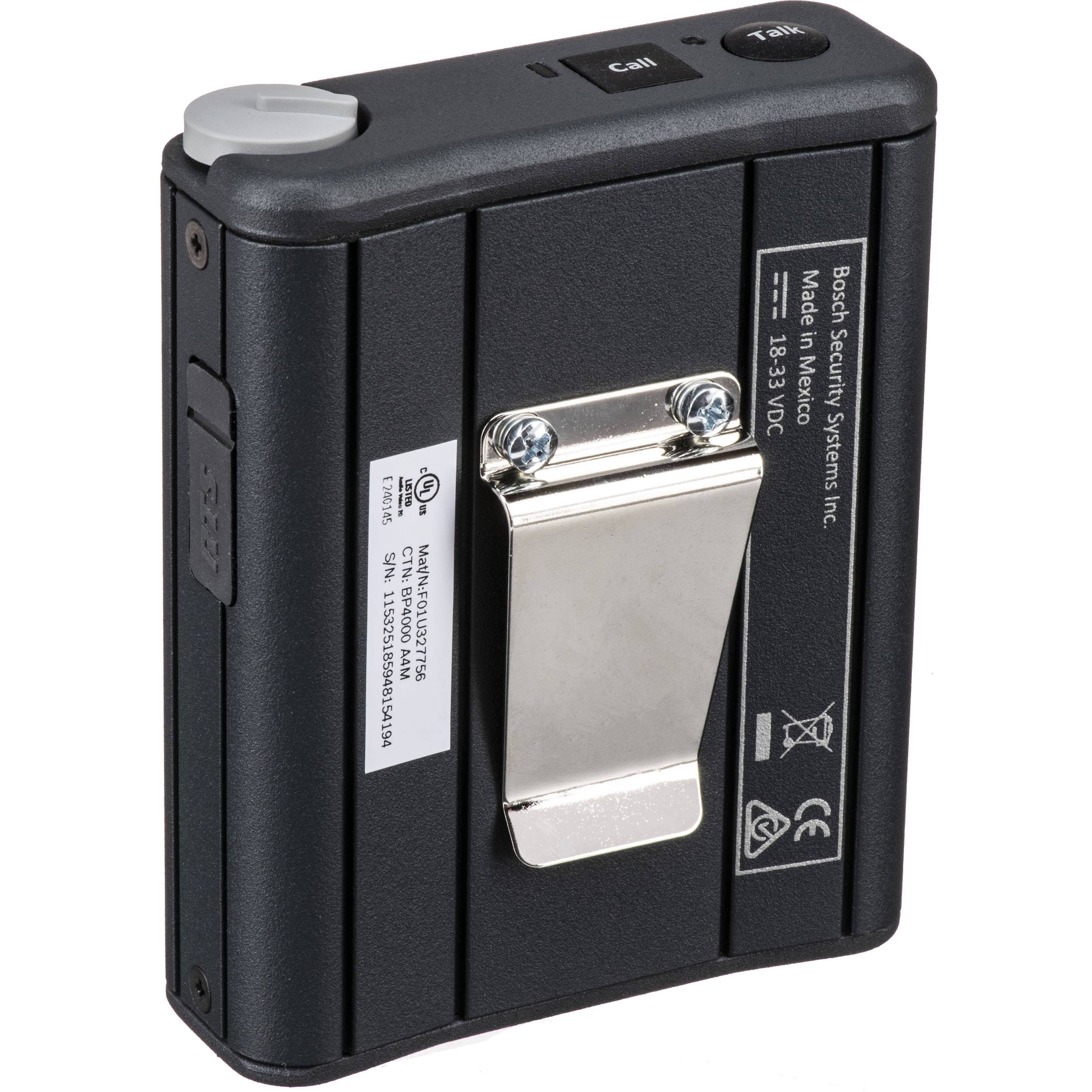 Single-Channel Portable Beltpack Headset Station V522
