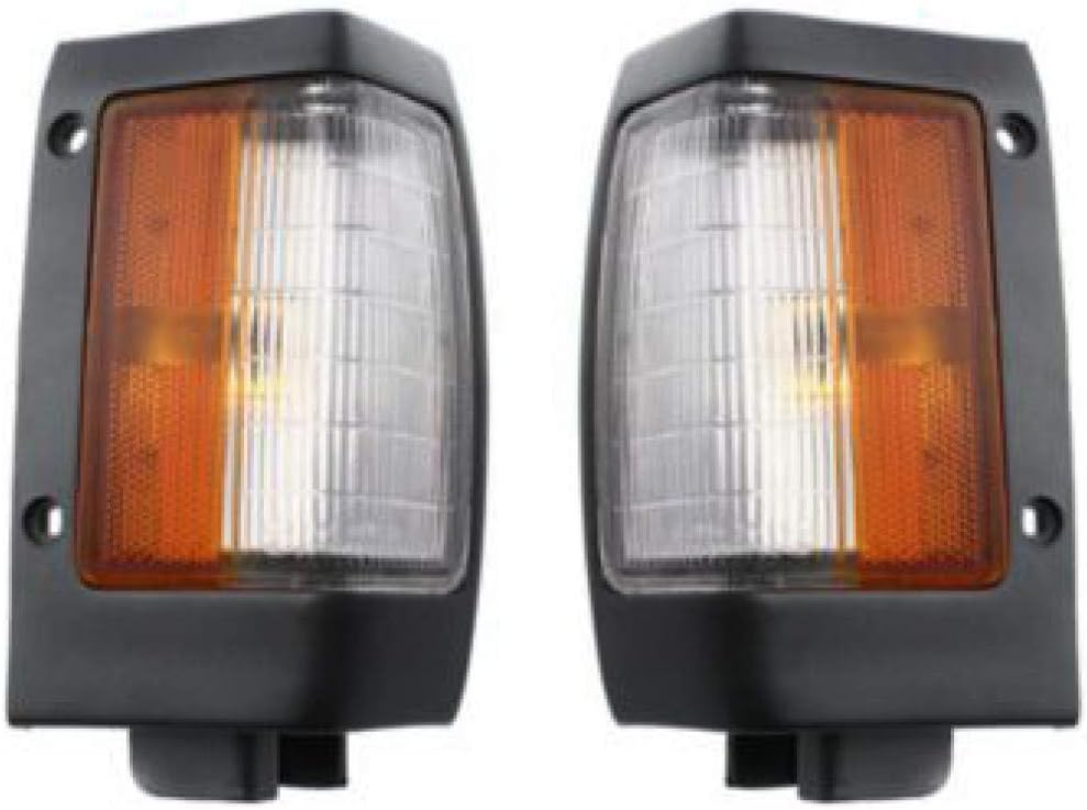 Black Trim Side Marker Light Assembly Pair C4873