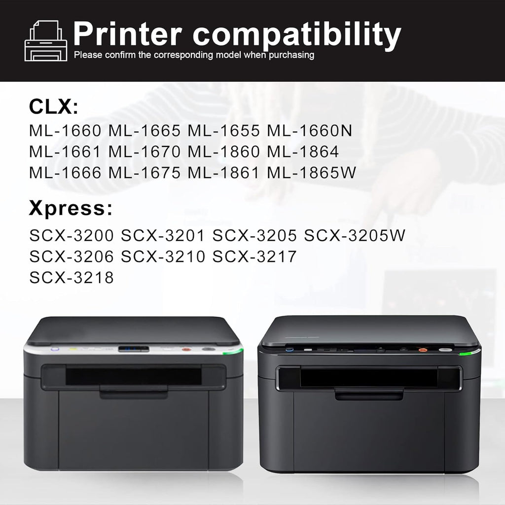 4 Pack Black Toner Cartridge T52050