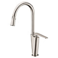 Single-Lever Kitchen Faucet, Brushed Nickel E806