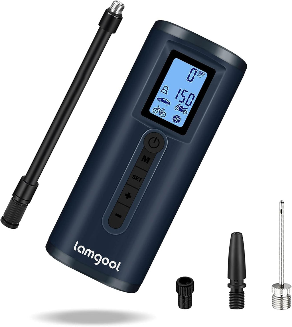 150 PSI Portable Tire Inflator Air Compressor with Digital Pressure Gauge LED Light L791